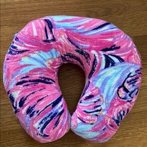 Lilly Pulitzer travel neck pillow